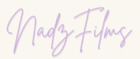 NadzFilms logo - personal blog about woman in her 20s navigating quarter life crisis.